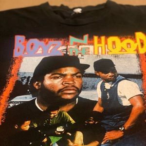 Boyz N The Hood Men’s Short Sleeve Shirt Black Size Medium